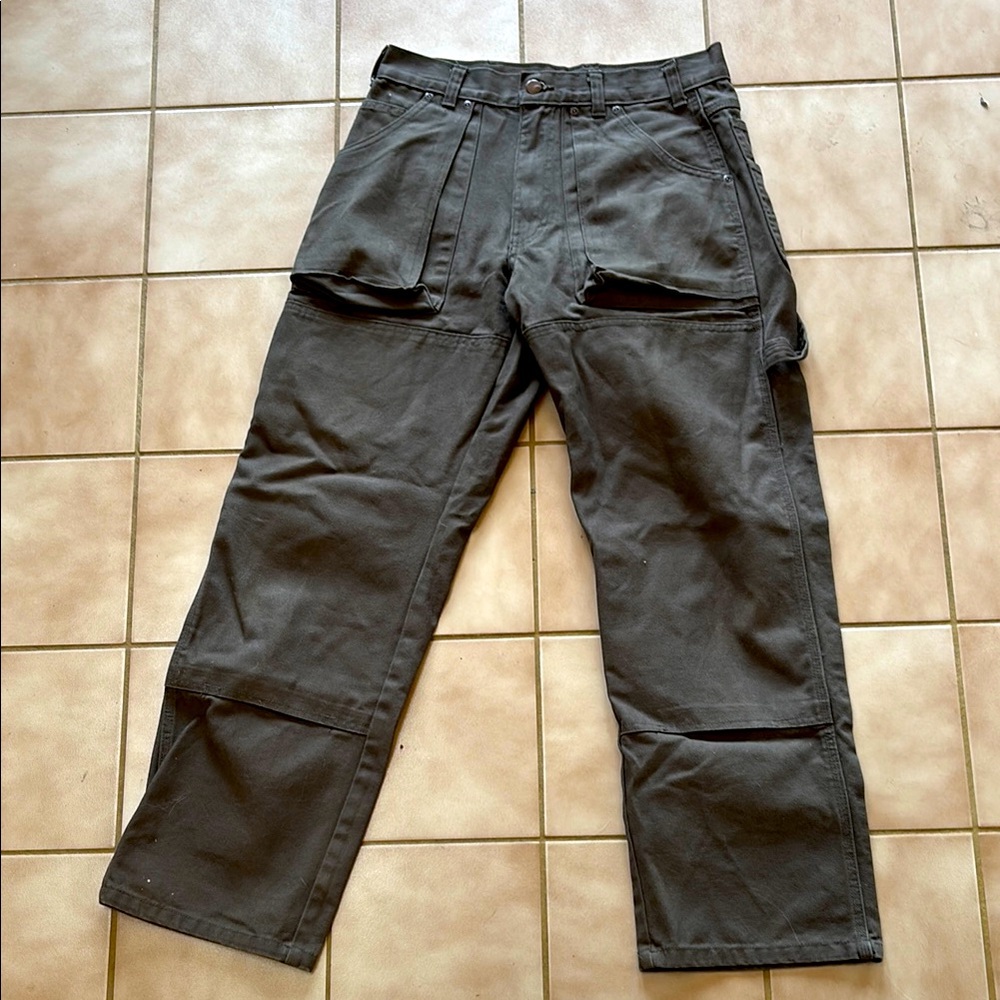 Dickies - heavy canvas cotton Gray Cargo Pants. - size 30